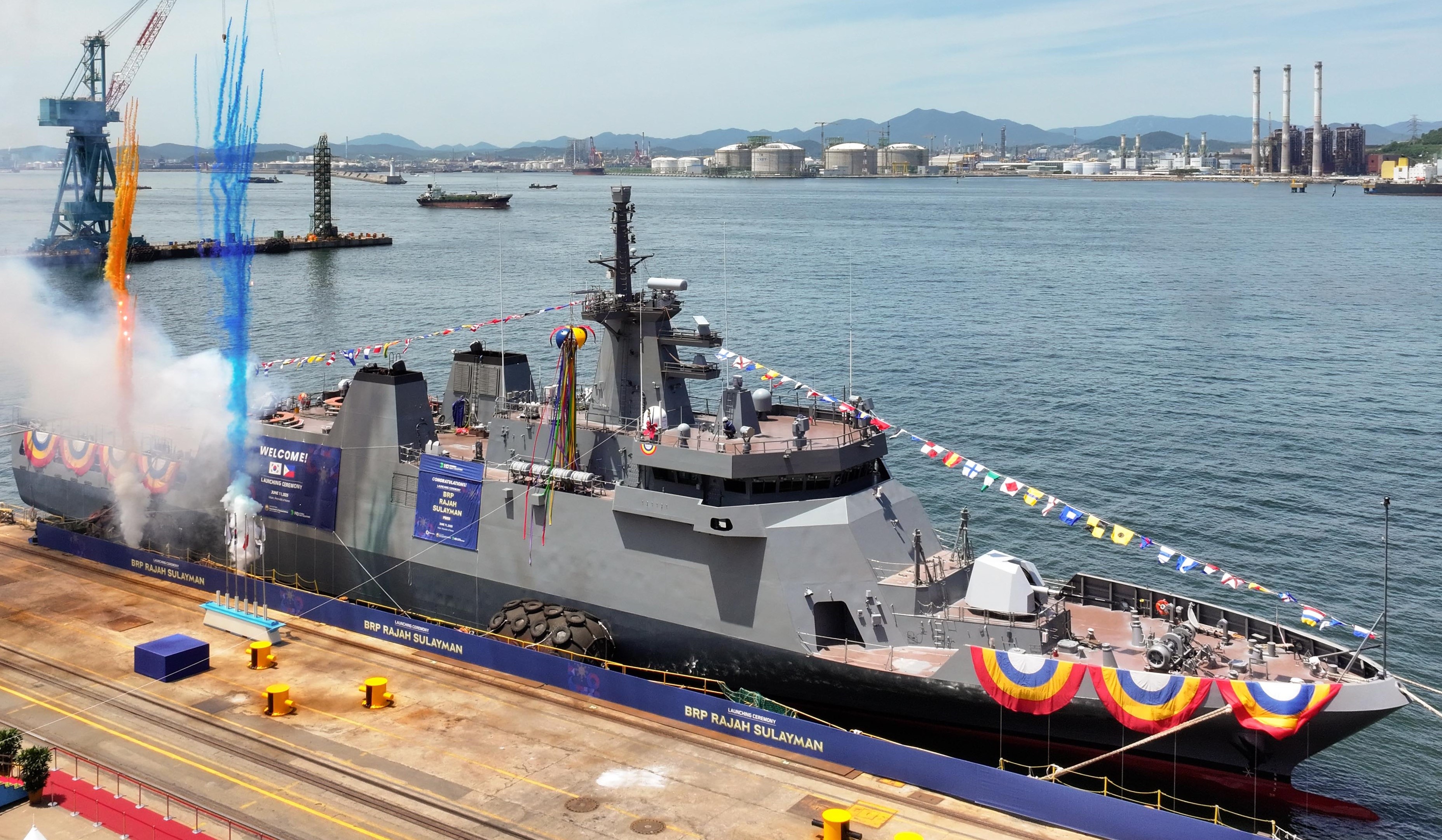 HD Hyundai Heavy Industries Launches First Offshore Patrol Vessel for the Philippine Navy Thumbnail Image